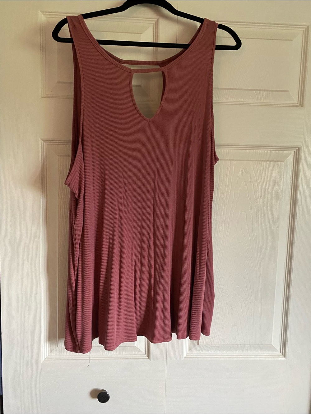 Torrid Sleeveless Keyhole Swing Tank Top - Dusty Rose